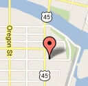 google map image for Oshkosh WI, location