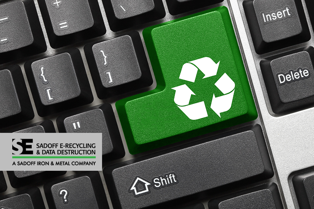 electronic recycling keyboard image